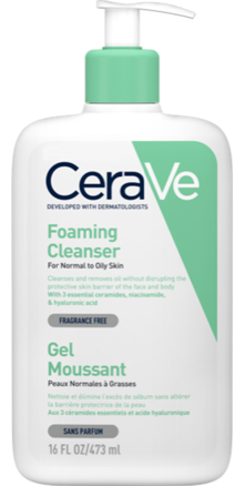 CERAVE FOAMING CLEANSER 473ml F&BODY