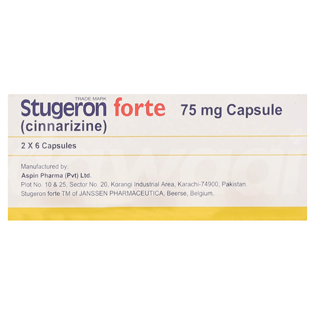 STUGERON 75MG 30 CAPSULES (ESTEVE)