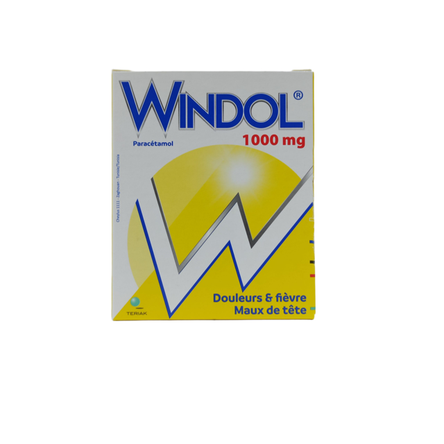 WINDOL 1000MG (PARACETAMOL) 8TAB