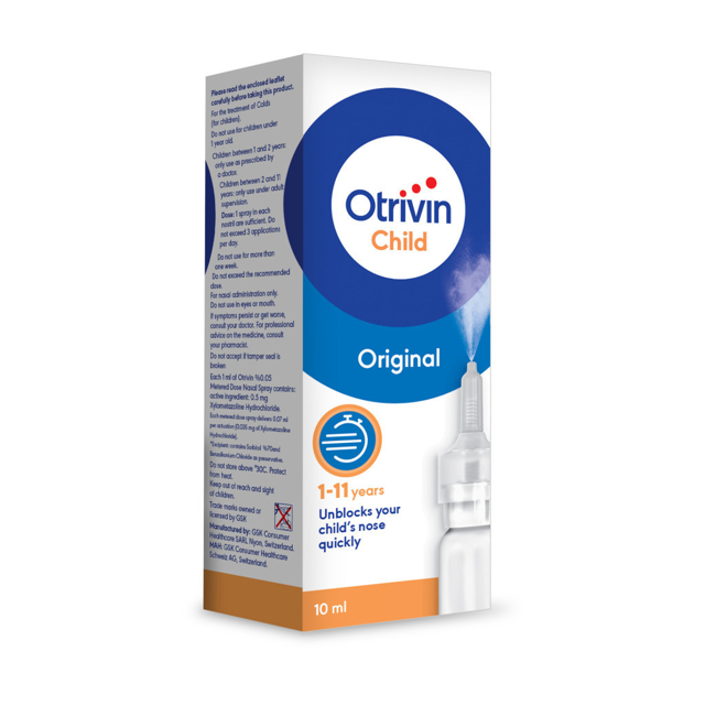 OTRIVIN 0.05% Nasal Spray Swiss