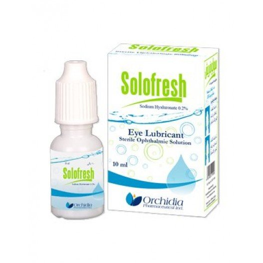 Solofresh- Eye lubricant 0.2% 10ml Egy