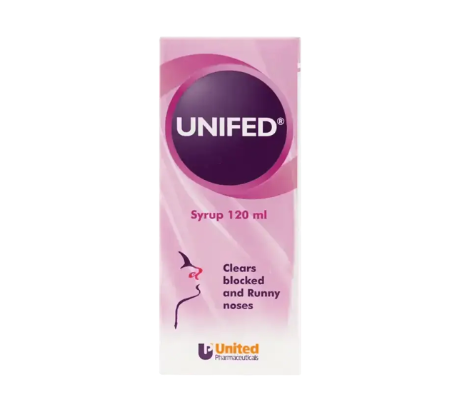 UNIFED SYRUP 120ML