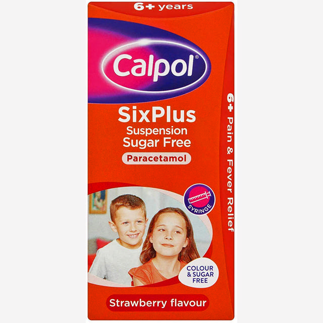 CALPOL SIXPLUS SUSP STRAWBERRY FLAVOUR