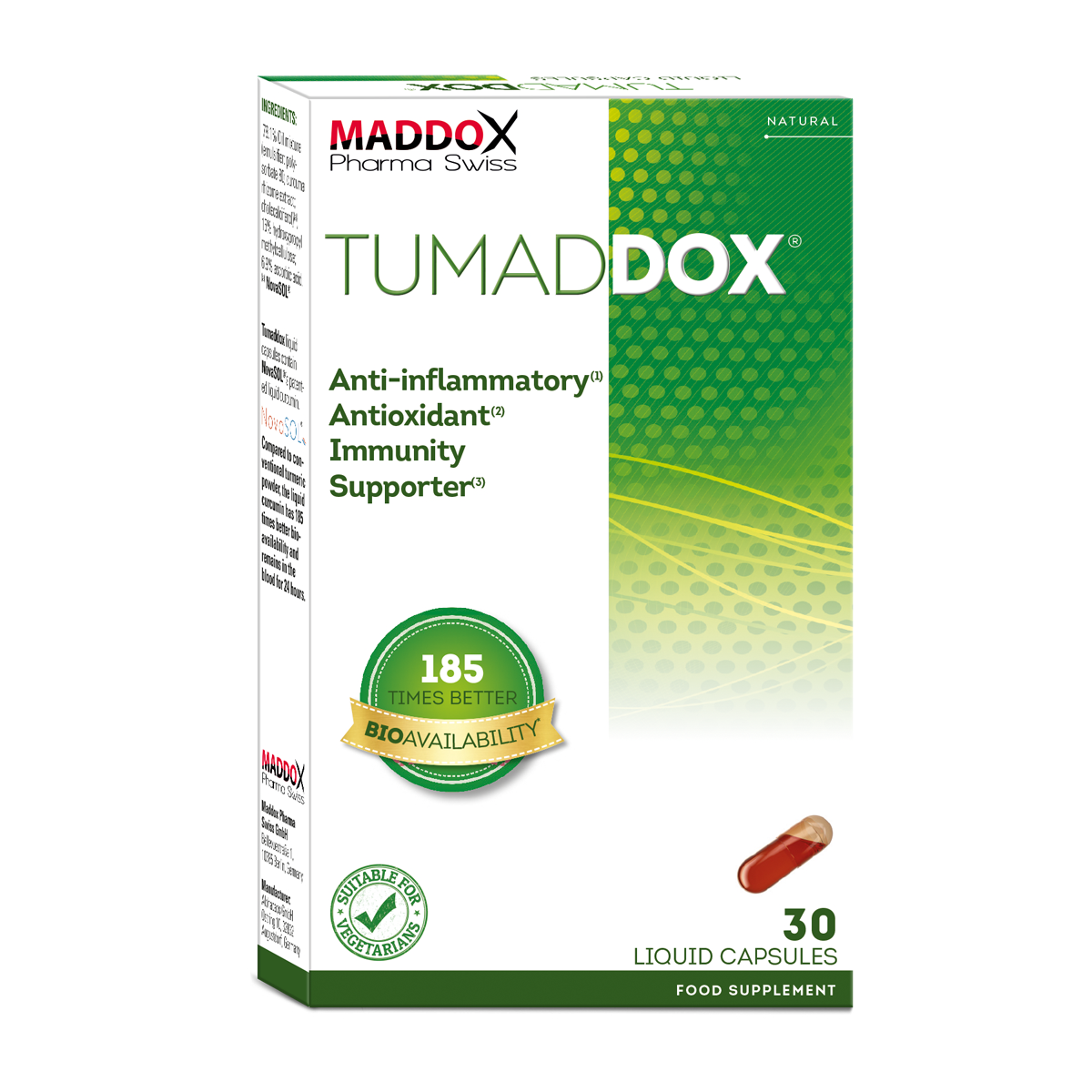 TUMADDOX 30CAP MADDOX PHARMA
