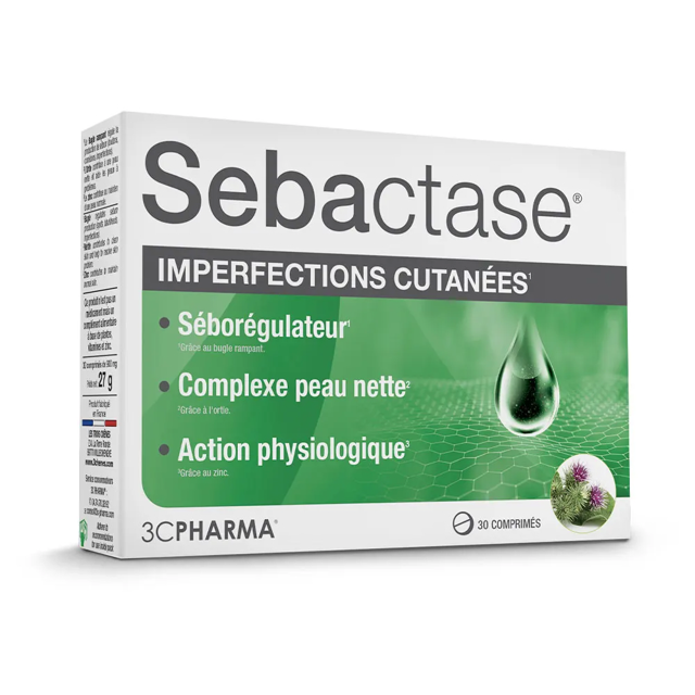 SEBACTASE 3C PHARMA 30TAB