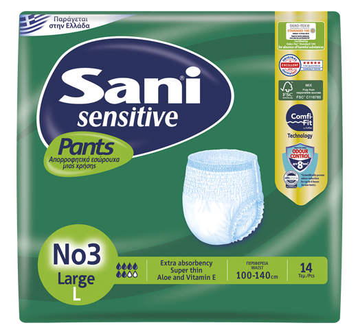 Sani Sensitive Day & Night No.3 Large