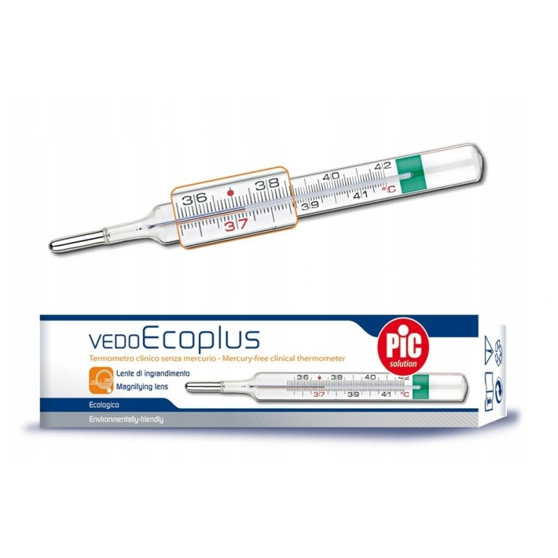 VEDOECOPLUS GLASS THERMOMETER