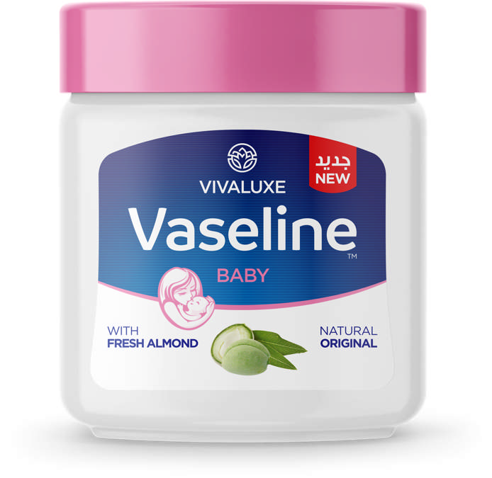 VIVALUXE VASELINE BABY WITH FRESH ALMOND 100GR