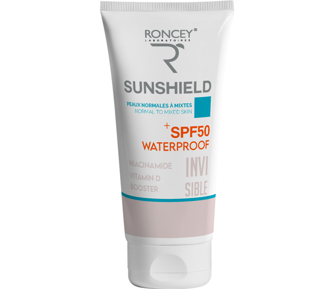 RONCEY SUNSHIELD SPF50+ WATERPROOF MIXED SKIN INVISIBLE 50ML 