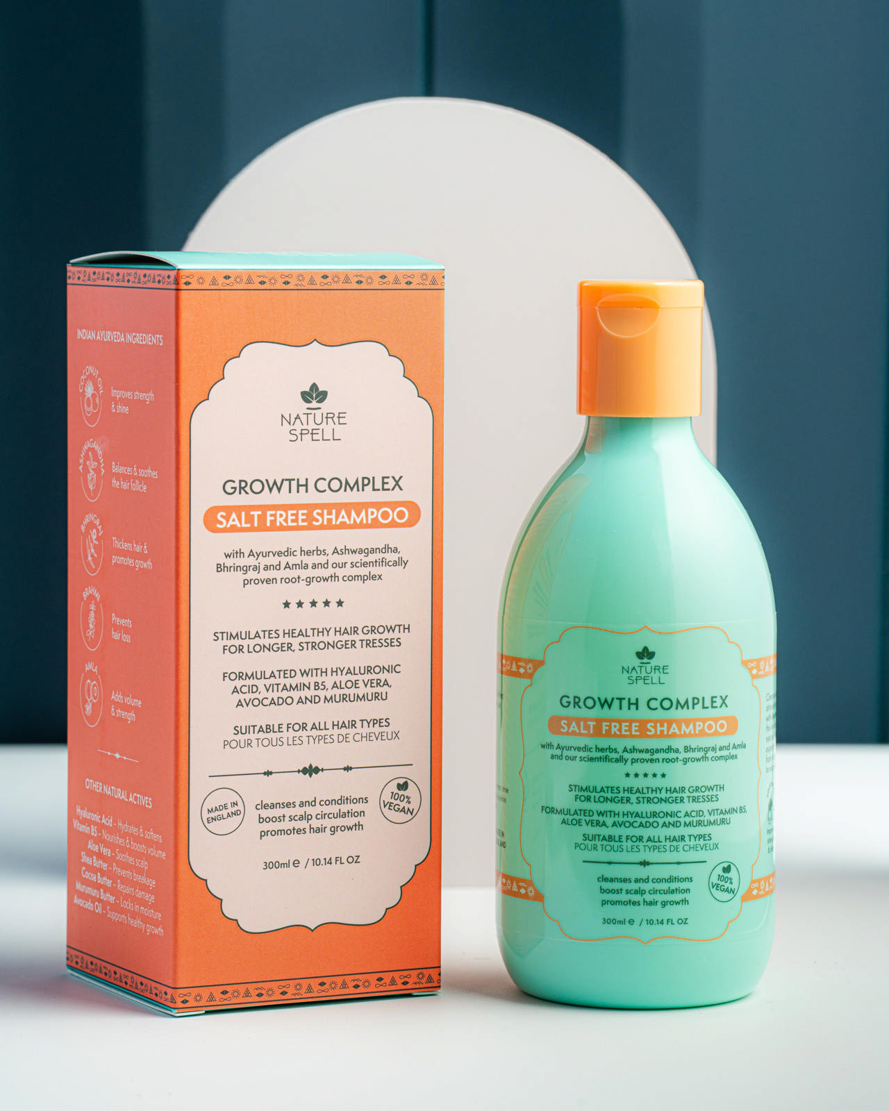 NATURE SPELL GROWTH SALT FREE SHAMPOO 300ML