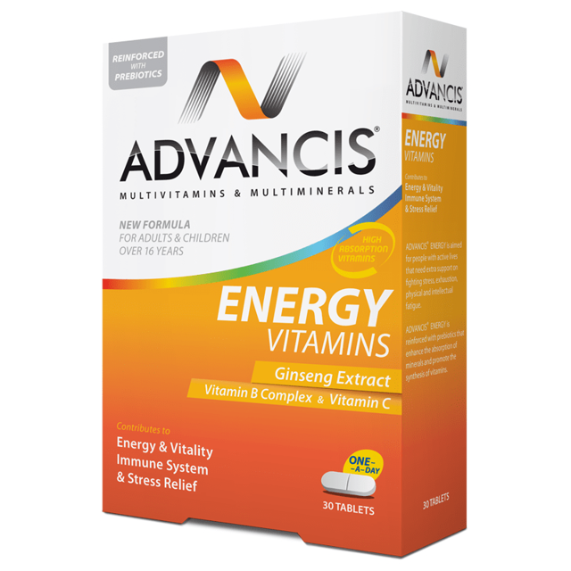 ADVANCIS ENERGY VITAMINS 30 TAB