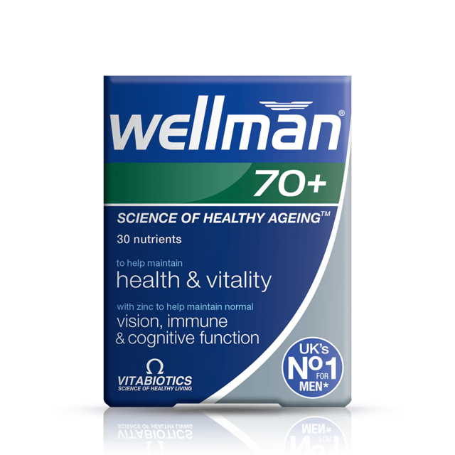 WELLMAN 70+ VITABIOTICS 30TAB