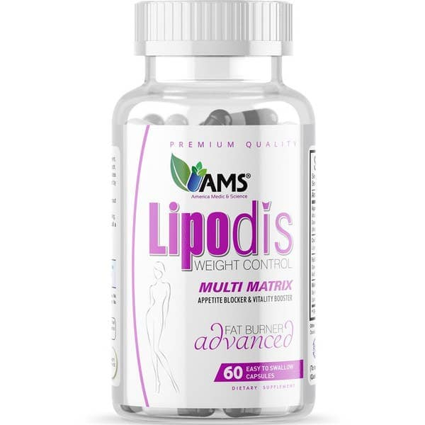 LIPODIS WEIGHT CONTROL FAT BURNER AMS 60CAP 